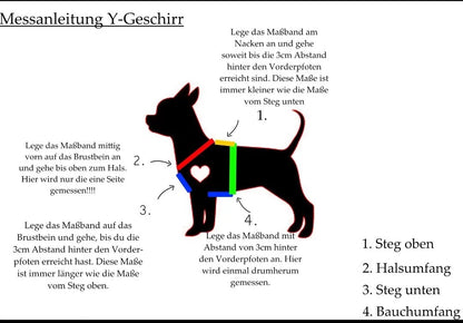 Retro Y-Geschirr beige,dunkelblau